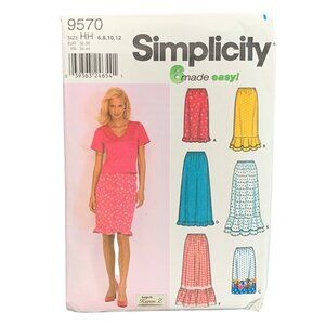 Simplicity 9570 Womens Skirt Sewing Pattern - Sizes 6-12 - Make It Easy Karen Z!